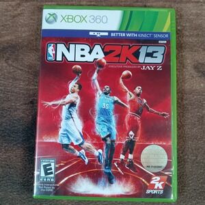 Xbox 360 NBA 2K13 Video Game Disc Case Complete